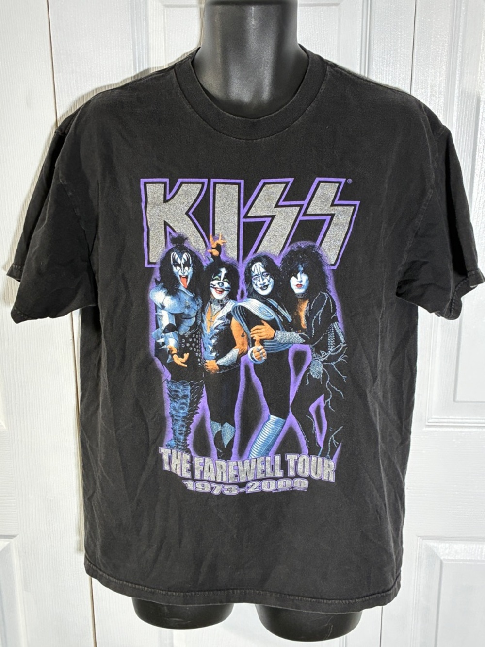 Vintage KISS 1973-2000 The Farewell Tour Distressed T-Shirt